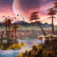 Papier Peint Panoramique Wonderland