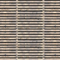 Papier peint Panoramique Palettes Bois