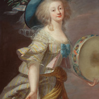 Papier Peint Panoramique Peinture 18e siècle - Élisabeth Vigée Le Brun - Portrait d'une danseuse