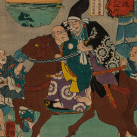Papier Peint Panoramique Estampe 19e siècle Utagawa Kuniyoshi - Seba