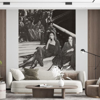 Papier Peint Panoramique Photographie Le Nouvel Observateur - Les mannequins aux Oscars de la Mode de l’Opéra