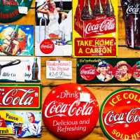 Papier peint Panoramique Pub Coca cola