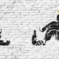 Papier Peint Panoramique Banksy Ange