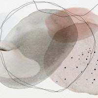 Papier Peint Panoramique Abstrait Neutre