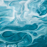 Papier peint Panoramique Marbre Bleu