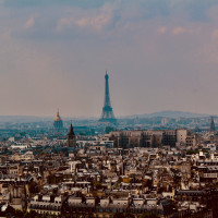 Papier Peint Panoramique Ville Paris Toits