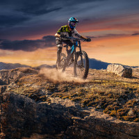 Papier Peint Panoramique VTT