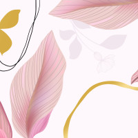 Papier Peint Panoramique Feuilles et Or