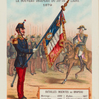 Papier Peint Panoramique Estampe 19e siècle Henri - République Française