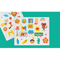 Planche de stickers personnalisés