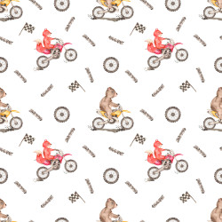 Papier Peint Panoramique Enfant Moto Cross