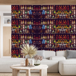 Papier peint Panoramique Bar Alcool 2