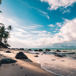 Papier Peint Panoramique Plage Paradisiaque