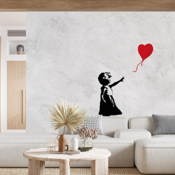 Papier Peint Panoramique Banksy - La Fille au Ballon 2