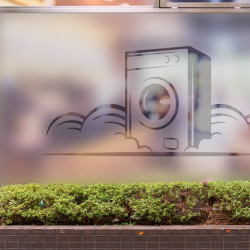 Sticker Logo Laverie 2 Dépoli