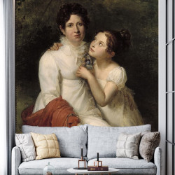 Papier Peint Panoramique Peinture 19e siècle François Gérard - Portrait de Madame Bauquin Du Boulay