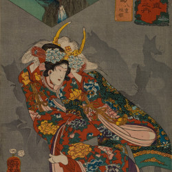 Papier Peint Panoramique Estampe 19e siècle Utagawa Kuniyoshi - Shimosuwa Papier Peint Panoramique Estampe 19e siècle Utagawa Kuniyoshi - Shimosuwa