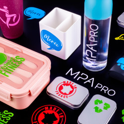 Autocollant vinyle à la forme