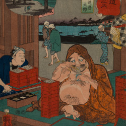 Papier Peint Panoramique Estampe 19e siècle Utagawa Kuniyoshi - Moriyama Papier Peint Panoramique Estampe 19e siècle Utagawa Kuniyoshi - Moriyama