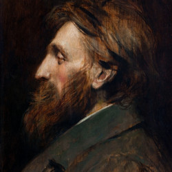 Papier Peint Panoramique Peinture 19e siècle François Flameng - Portrait d'Auguste Rodin