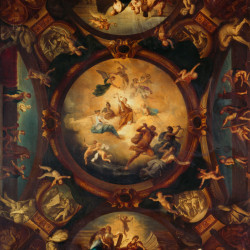 Papier Peint Panoramique Peinture 19e Théodore Maillot - La Justice assure la Paix et protège les Arts Papier Peint Panoramique Peinture 19e Théodore Maillot - La Justice assure la Paix et protège les Arts