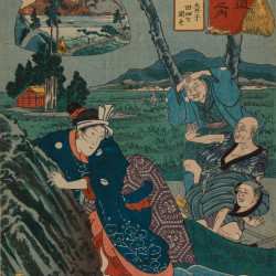 Papier Peint Panoramique Estampe 19e siècle Utagawa Kuniyoshi - Iwamurada Papier Peint Panoramique Estampe 19e siècle Utagawa Kuniyoshi - Iwamurada