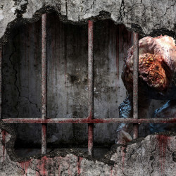 Papier Peint Panoramique Mur Prison Monstre Papier Peint Panoramique Mur Prison Monstre