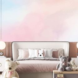 Papier peint Panoramique Aquarelle Pastel