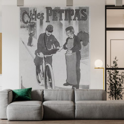 Papier Peint Panoramique Estampe 19e siècle - Cycles petitpas
