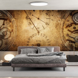 Papier Peint Panoramique Horloge Vintage