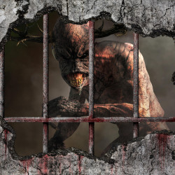 Papier Peint Panoramique Mur Prison Créature Papier Peint Panoramique Mur Prison Créature