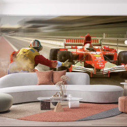 Papier Peint Panoramique Formule 1 F1 Pit Stops