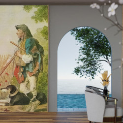 Papier Peint Panoramique Peinture - Police des cultures