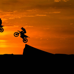 Papier Peint Panoramique Enduro Cross