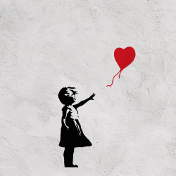 Papier Peint Panoramique Banksy - La Fille au Ballon 2