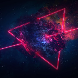 Papier Peint Panoramique Galaxie Neon Papier Peint Panoramique Galaxie Neon