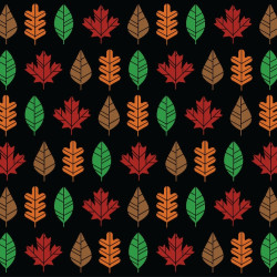 Papier Peint Panoramique Feuilles Pattern