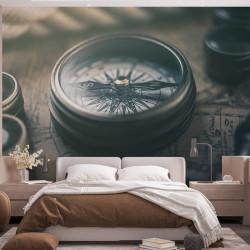 Papier peint Panoramique Boussole