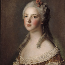 Papier Peint Panoramique Peinture 18e siècle Jean-Marc Nattier - Portrait de Marie-Adélaïde de France Papier Peint Panoramique Peinture 18e siècle Jean-Marc Nattier - Portrait de Marie-Adélaïde de France