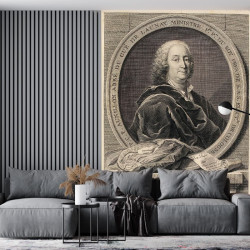 Papier Peint Panoramique Gravure 18e siècle - Aunillon Abbé du Gué de Launay