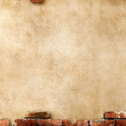 Papier peint Panoramique Briques Parchemin