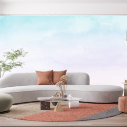 Papier Peint Panoramique Aquarelle Simple