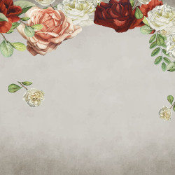 Papier Peint Panoramique Roses Vintage Papier Peint Panoramique Roses Vintage