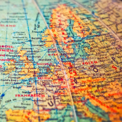 Papier Peint Panoramique Map Monde