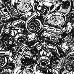 Papier Peint Panoramique Pièce Véhicule Tuning