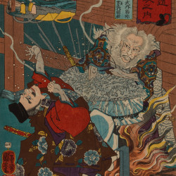 Papier Peint Panoramique Estampe 19e siècle Utagawa Kuniyoshi - Niekawa Papier Peint Panoramique Estampe 19e siècle Utagawa Kuniyoshi - Niekawa