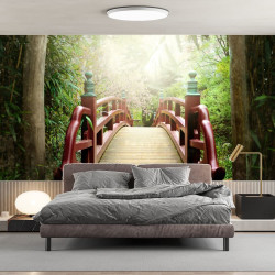 Papier Peint Panoramique Jardin Japonais