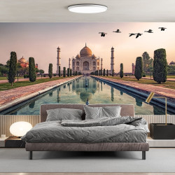 Papier Peint Panoramique Inde Taj Mahal