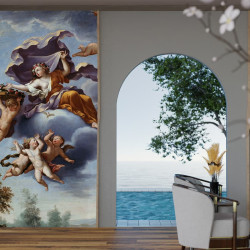 Papier Peint Panoramique Peinture 18e siècle - Le Triomphe de Flore