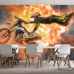 Papier Peint Panoramique Moto MX Cross